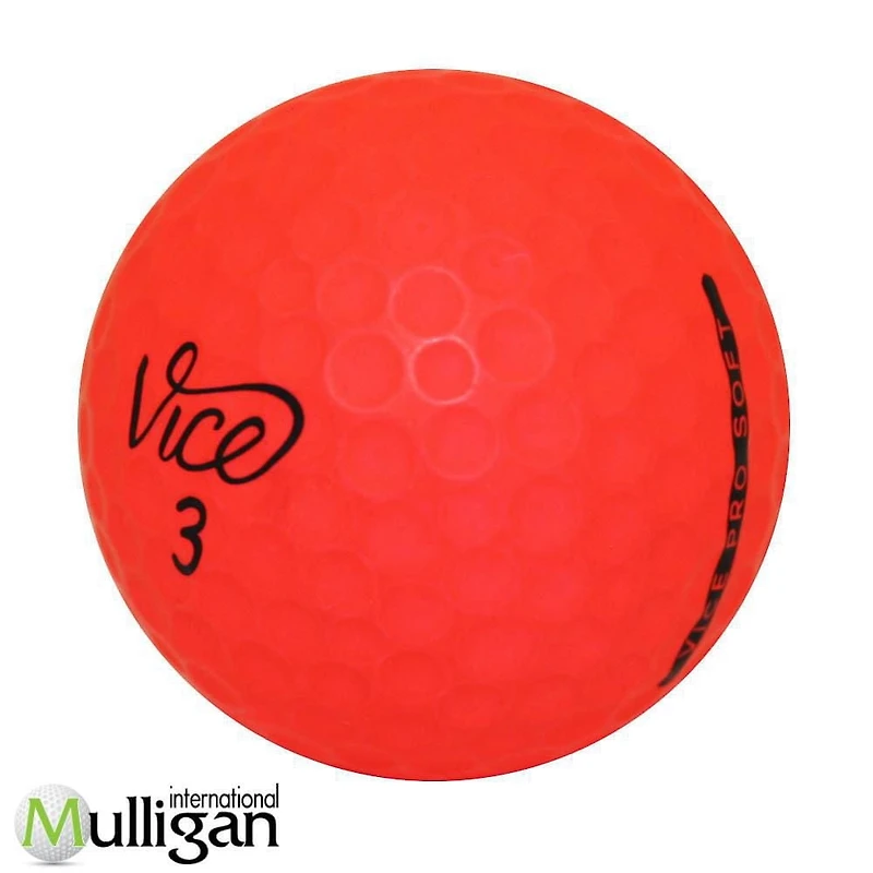 Mulligan - 36 balles de golf récupérées Vice Prosoft Mat 5A, rose