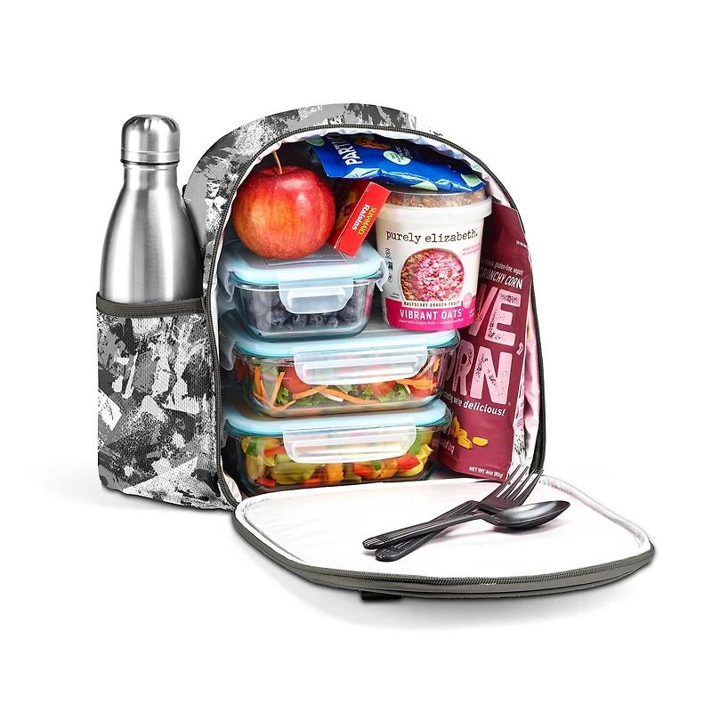 Fit + Fresh Tommy Kids Sac à déjeuner Gris éclaboussures NO BRAND IMPORT EX TILLY TIMMY BLK