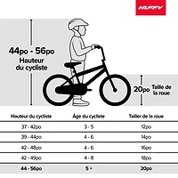 Huffy Rock Creek 20-inch Boys’ 6-speed Mountain Bike, Grey, 5-9 years old