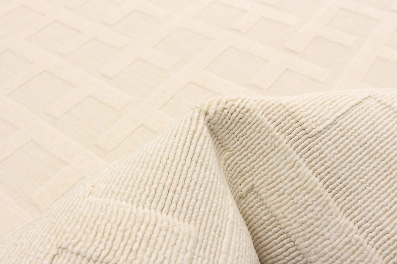 ECARPET Indoor/Outdoor for Balcony, Patio and Garden Villa Ivory Rug