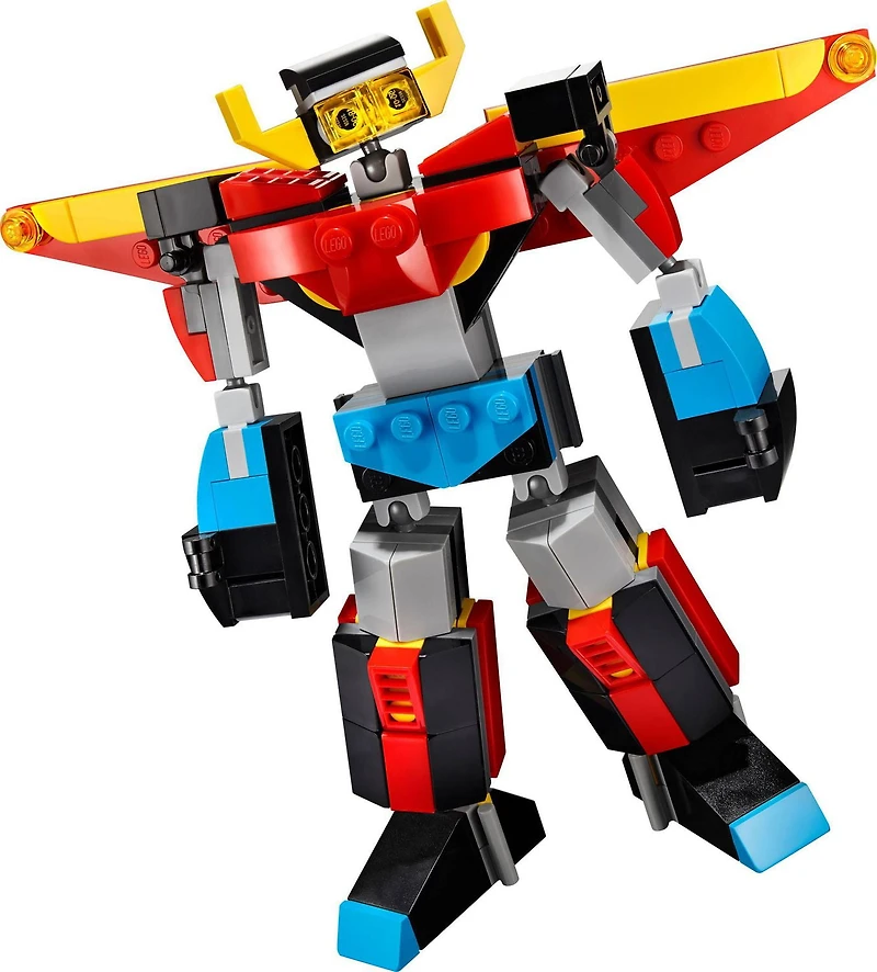 LEGO Creator 3-en-1 Le super robot 31124 Ensemble de construction (159 pièces) Comprend 159 pièces, 6+ ans