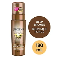 Éclat Naturel Instant Sun Mousse autobronzante de Jergens - Bronzage foncé Bronzage foncé 180 ml
