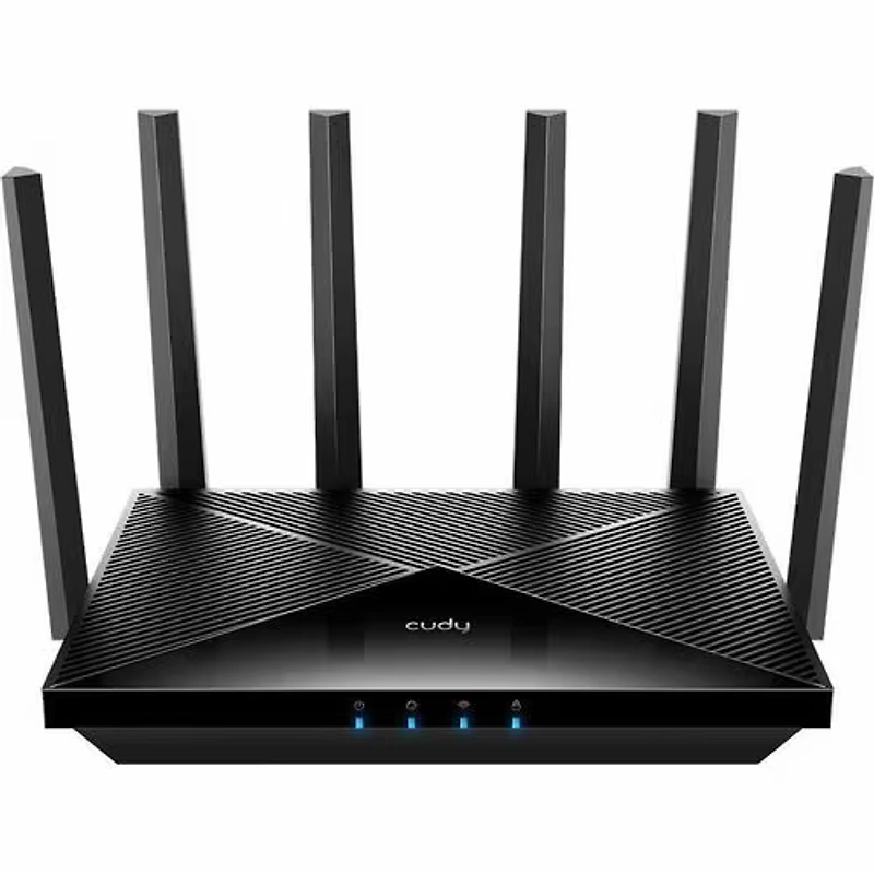 Cudy WR11000 Wi-Fi 7 IEEE 802.11 a/b/g/n/ac/ax/be Ethernet Wireless Router - Tri Band - 2.40 GHz ISM Band - 5 GHz UNII Band - 6 x Antenna(6 x External) - 1.33 GB/s Wireless Speed - 4 x Network Port