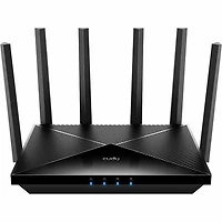 Cudy WR11000 Wi-Fi 7 IEEE 802.11 a/b/g/n/ac/ax/be Ethernet Wireless Router - Tri Band - 2.40 GHz ISM Band - 5 GHz UNII Band - 6 x Antenna(6 x External) - 1.33 GB/s Wireless Speed - 4 x Network Port