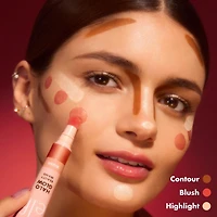 e.l.f. Cosmetics Tube Beaute Blush Halo Glow Blush avec applicateur à ambout tampon, 10 mL