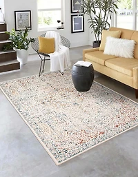 ECARPET Lauren Traditionnel Tapis pour salon, chambre, salle à manger, entrée, couloir et plus encore.