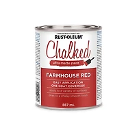 Rust-Oleum® Chalked Farmhouse Red, 887ml