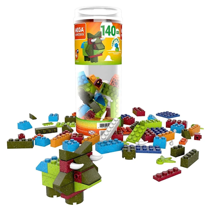 Mega Construx Wonder Builders Tube de construction – 140 Pièces