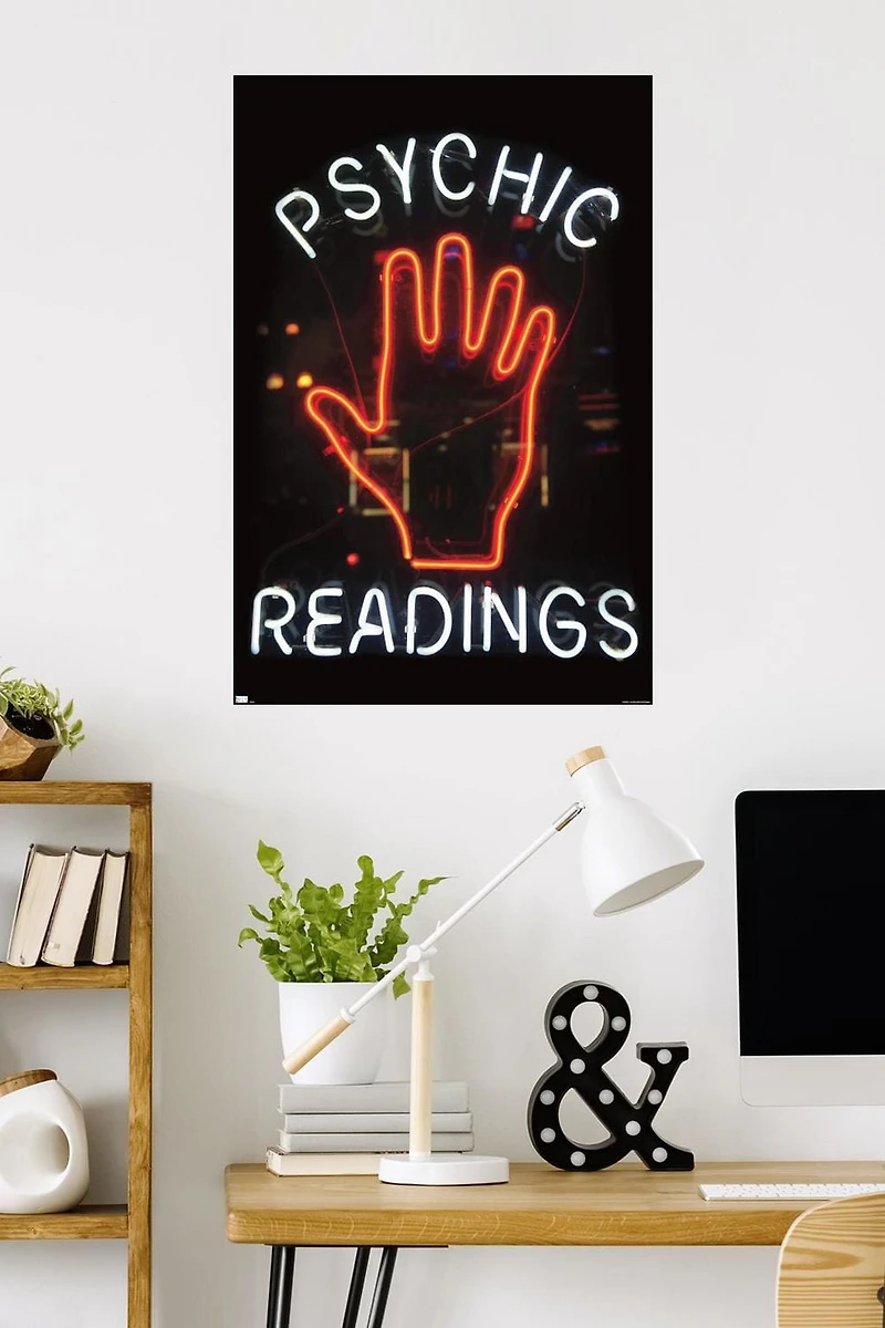 Psychic Readings Wall Poster, 22.375" x 34"