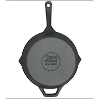 Ensemble de poêles Taste of Home, 1 poêle en fonte de 10 pouces et 1 spatule ventilée