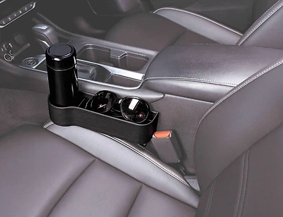 Auto Drive 1 Piece Automotive Car Seat Gap Storage Organizer Black, Easy Clean, Storage, Universal Fit