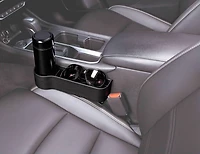 Auto Drive 1 Piece Automotive Car Seat Gap Storage Organizer Black, Easy Clean, Storage, Universal Fit