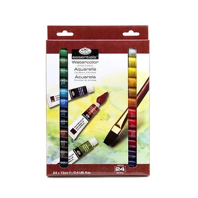Royal & Langnickel Essentials - 12ml Watercolor Paint Pack - 24 Colors, 12ml Watercolor Paint Pack - 24 Colors