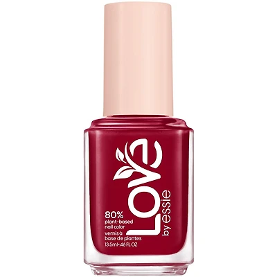 essie plant-based vegan nail polish, creamy finish, 8-free, playing in paradise, purple