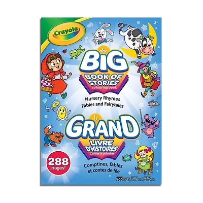 Cahier à colorier Le grand livre d'histoires Crayola, 288 pages Grande cahier a colorier