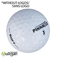 Mulligan - 48 Pinnacle Soft 5A Pristine Recycled Used Golf Balls, White