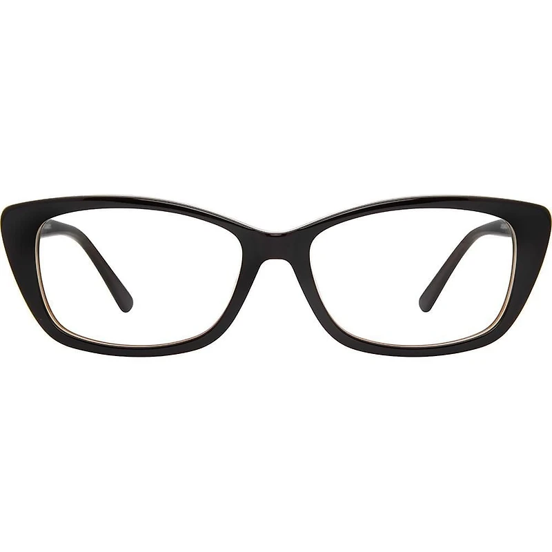 Hard Candy Womens Prescription Eyeglasses, Brown Sugar, Dark Brown, 53-15-145