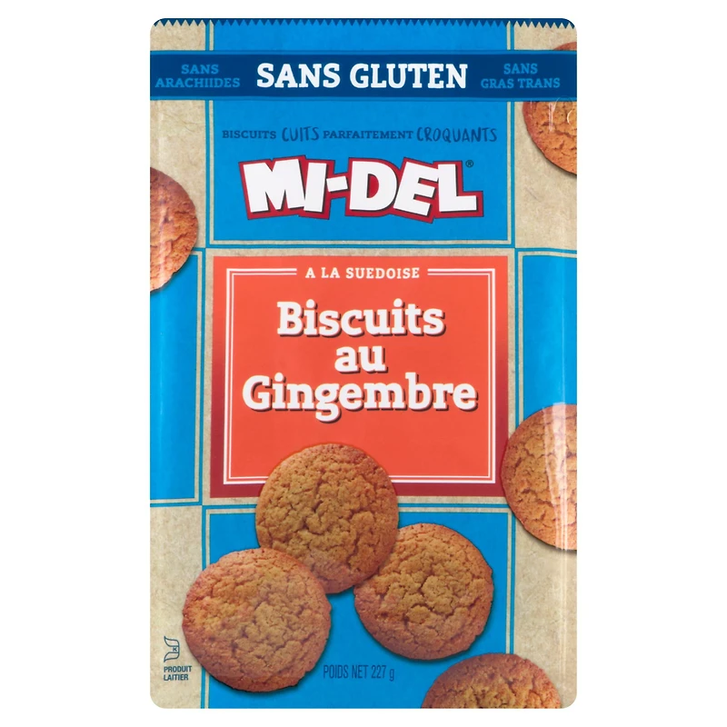 Mi-Del Gluten Free Ginger Snap Cookies