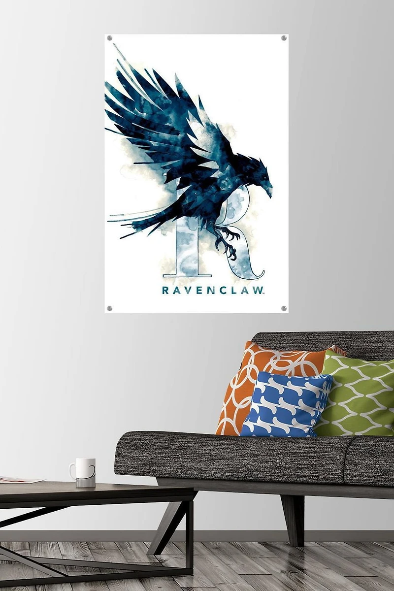 The Wizarding World: Harry Potter - Ravenclaw Illustrated House Logo Wall Poster