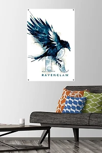 The Wizarding World: Harry Potter - Ravenclaw Illustrated House Logo Wall Poster