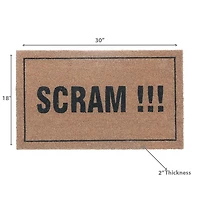 Coir Door Mat Scram 18 X 30