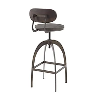 Dakota Industrial Barstool by LumiSource