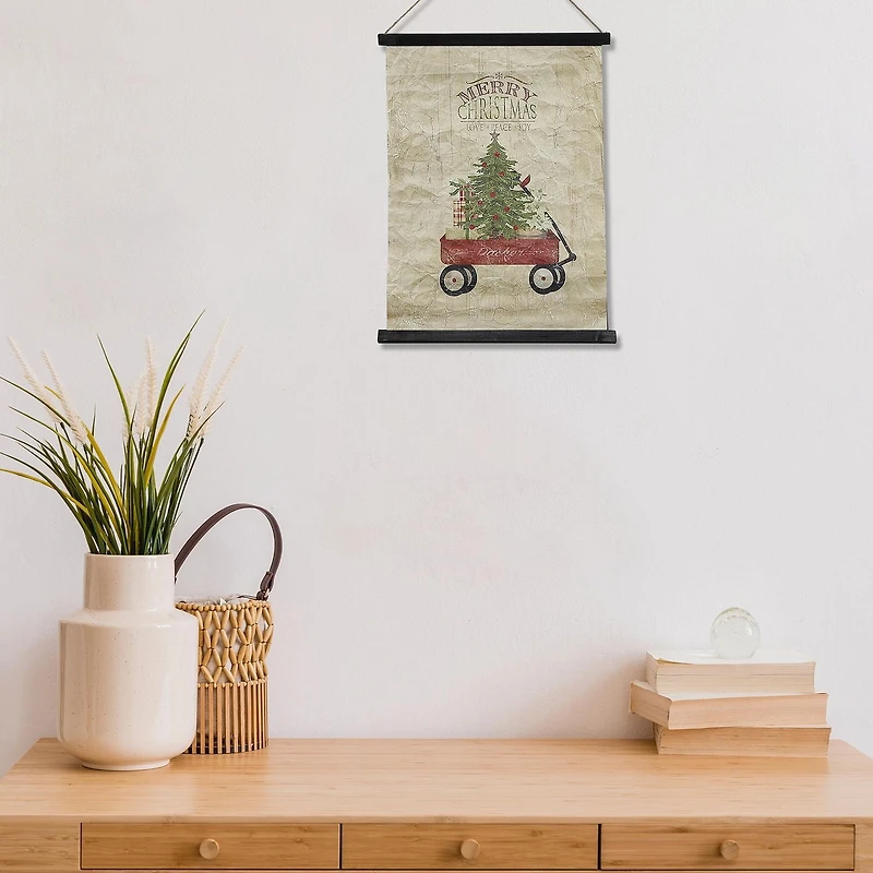 Crinkle Paper Wall Hanger Merry Christmas