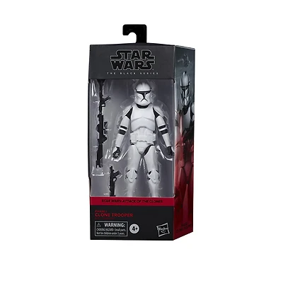Star Wars The Black Series Phase I Clone Trooper Toy 6-Inch Scale Star Wars: The Clone Wars Collectible Action Figure, Kids Ages 4 and Up