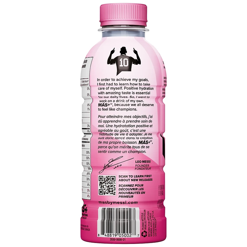 Mas+ By Messi Punch de Miami Hydratation Boisson Mas+ By Messi Punch de Miami Hydratation Boisson