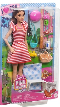 Barbie Passeport Rose Poupée et coffret de jeu Aventures à Paris - Exclusivité Walmart