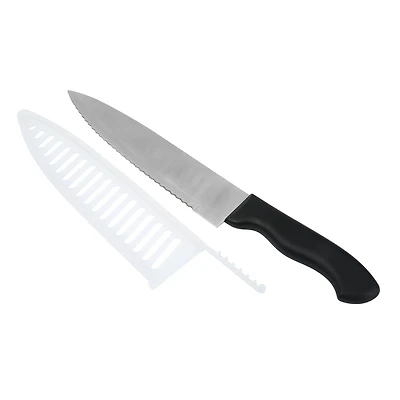 Couteau de cuisine Mainstays en acier inoxydable de 8 po Couteau en acier inoxydable MS