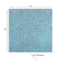 20 Pack Luncheon 3 Ply Napkin Blue Butterfly - Set of 6