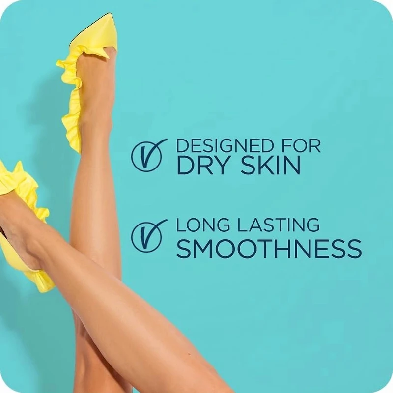 Veet® Easy-Gel™ Wax Strips for Legs and Body, Dry Skin, 40 Count + 4 Wipes