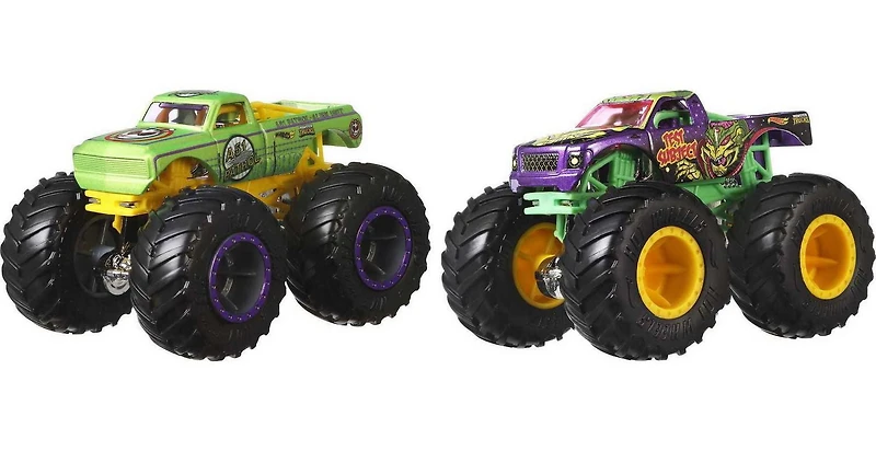 Hot Wheels Assorted Monster Trucks Demolition Doubles Coffret de 2 Âges 3-7
