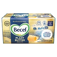 Beurre végétal sans Produits Laitiers Becel Non Salé 454 g 454g Brique