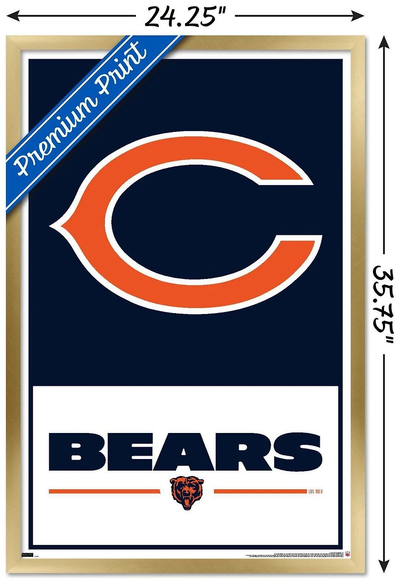 NFL Chicago Bears - Logo 21 Wall Poster