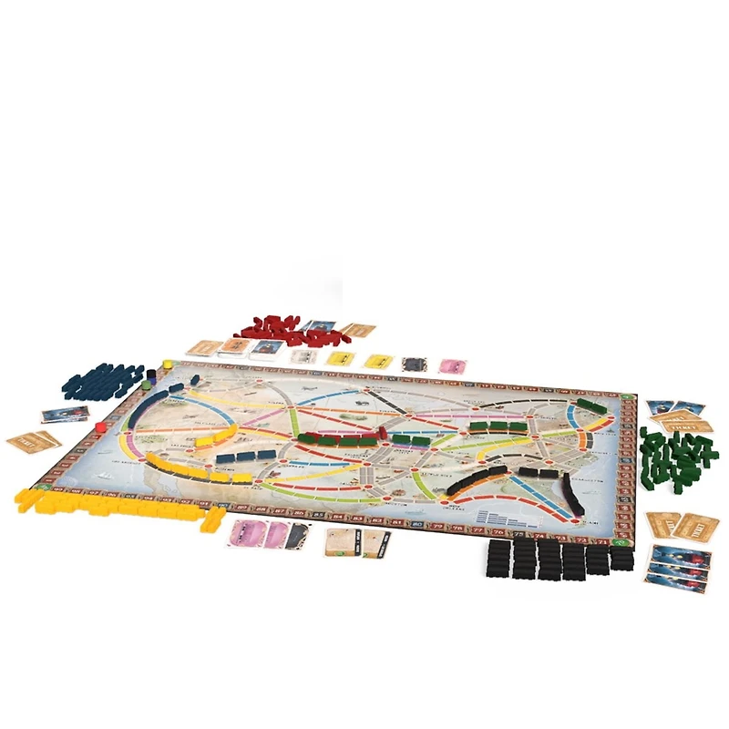 Asmodee - Days of Wonder - Les Aventuriers du Rail - Refresh - Jeu Stratégique Familial - De 2 à 5 Joueurs - À partir de 8 ans - Français