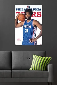 NBA Philadelphia 76ers - Joel Embiid Feature Series 23 Wall Poster, 22.375" x 34"