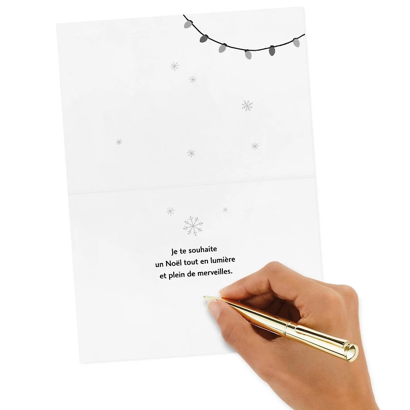 Boîte de cartes en français de Noël, Connections from Hallmark, la bande Peanuts, paquet de 36 cartes