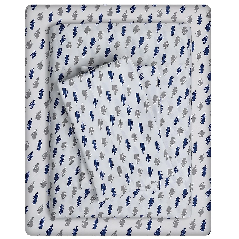 Mainstays Kids Printed Easy Wash Soft-Microfiber Sheet Set, Available Sizes: Twin, Double