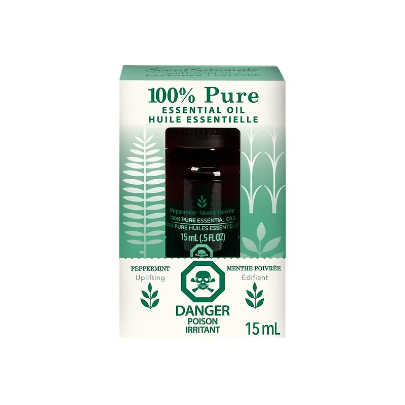 ScentSationals 100% Essential Oil - Peppermint, 15 mL (0.5 fl oz)