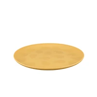 Mainstays Pear Polypropylene Plate, 1 Pack, Yellow