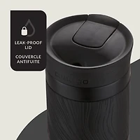 Contigo Byron 2.0 Stainless Steel Travel Mug with SNAPSEAL Lid and Grip, 24 oz (709 ml), Licorice, 1 Count