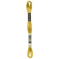 DMC Yellow Cotton 6 Strand Floss 8m