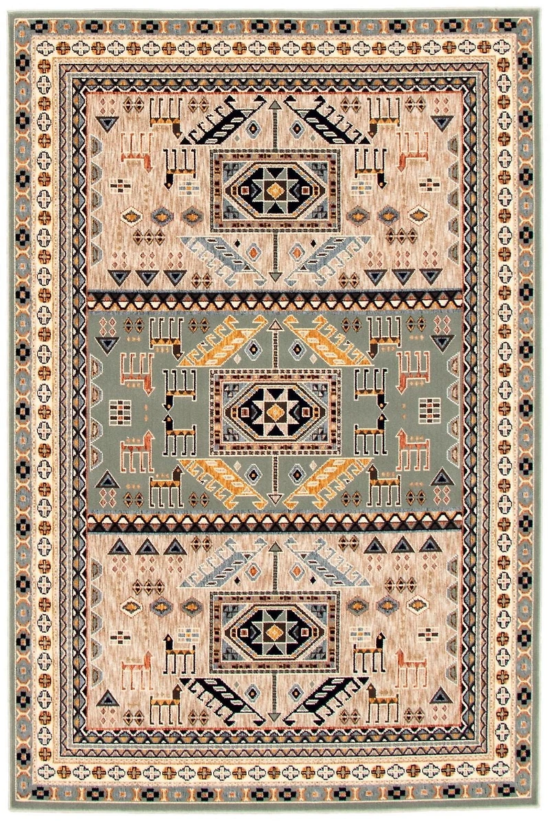 Tapis ECARPET Qashqai Vert