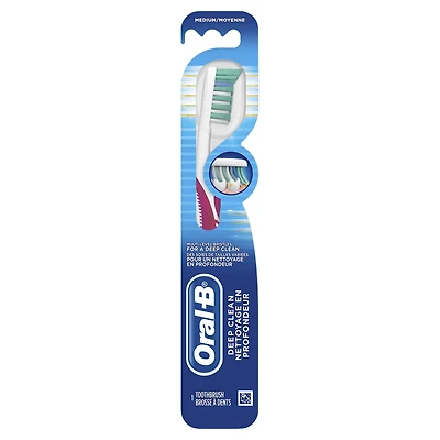 Brosse à dents Oral-B Nettoyage en profondeur, moyenne
