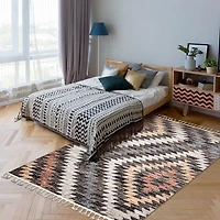 ECARPET Southwestern Rug for Hallway, Kitchen Sun Collection