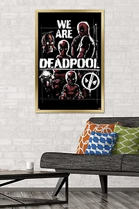 Marvel Deadpool & Wolverine - We Are Deadpool Wall Poster with Magnetic Frame, 22.375" x 34"