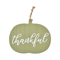 Façon de célébrer le signe de la citrouille de conception reconnaissante