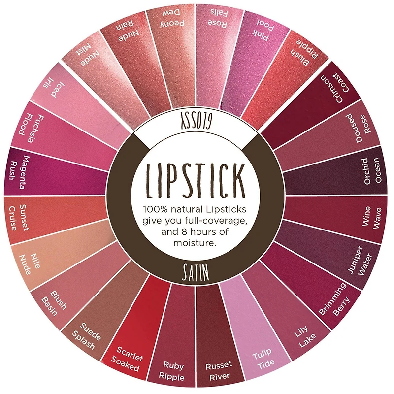 Burt’s Bees 100% Natural Glossy Lipstick - 1 Tube
